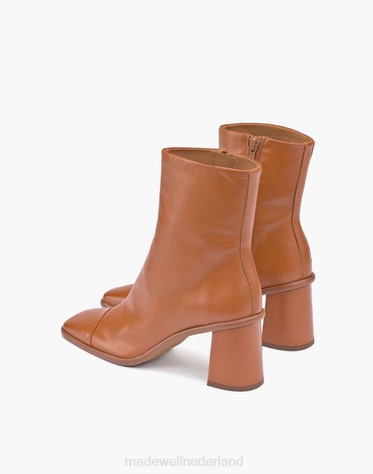schoenen bruinen ZVH61835 Madewell maguire leren avila enkellaarzen vrouwen