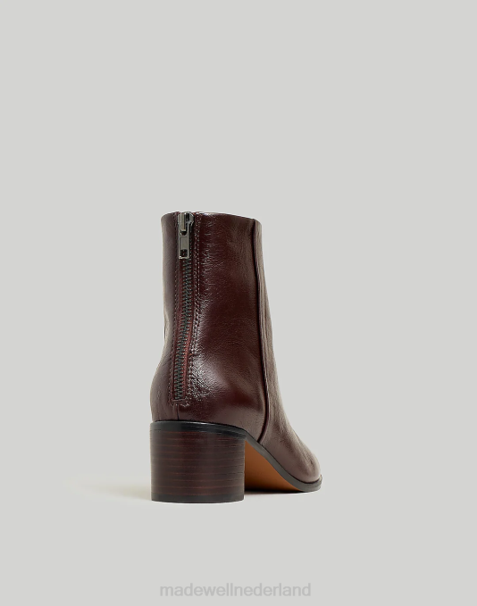 schoenen chocolade rozijn ZVH62600 Madewell de essex enkellaars vrouwen