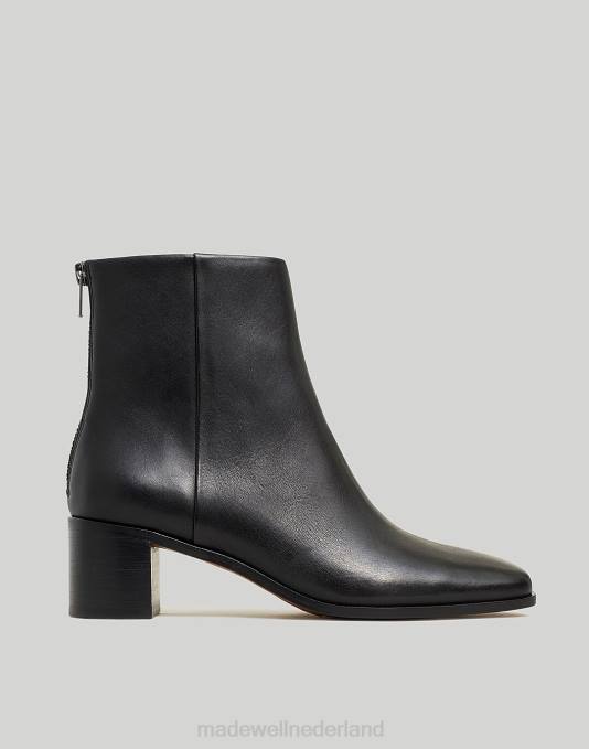 schoenen echt zwart ZVH62599 Madewell de essex enkellaars vrouwen