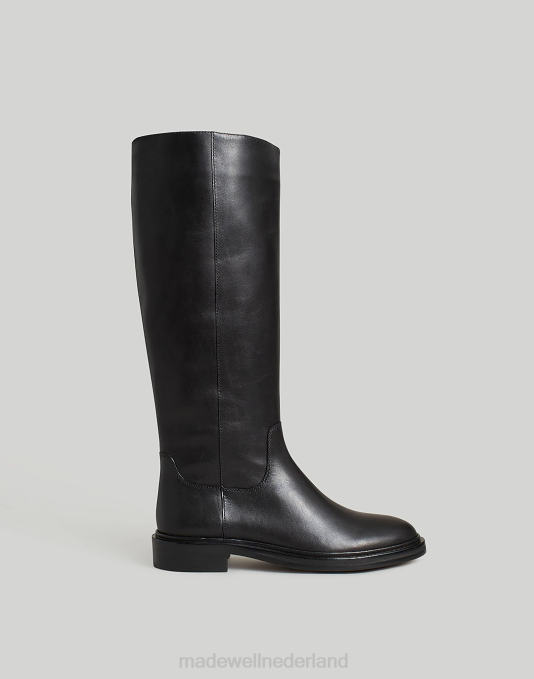 schoenen echt zwart ZVH62640 Madewell de trommelgouden laars vrouwen