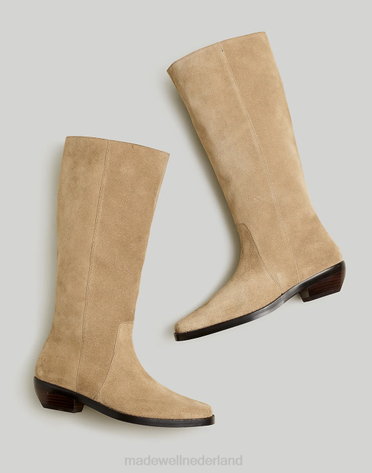 schoenen esdoorn zaad ZVH62646 Madewell de antoine hoge laars met verlengde kuit vrouwen