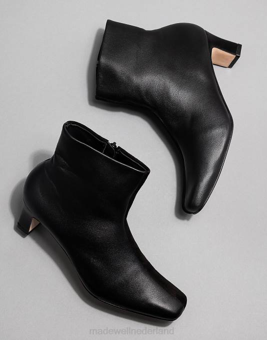 schoenen houtskool duo ZVH61585 Madewell huma blanco bolena laars vrouwen