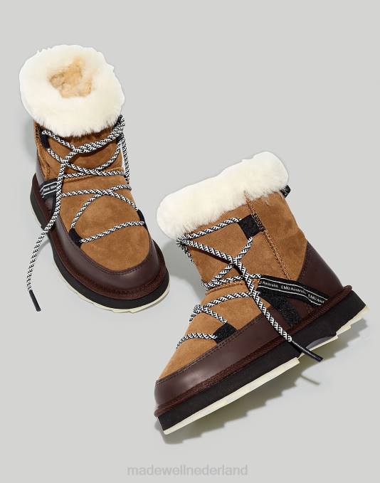 schoenen kastanje ZVH62591 Madewell emu australië shearling wazige laarzen vrouwen