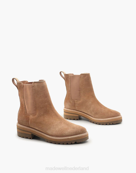 schoenen nootmuskaat ZVH61697 Madewell kaanas montenegro suède chelsea laars vrouwen