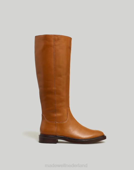 schoenen sepia ZVH62645 Madewell de drumgold-laars in verlengde kuit vrouwen