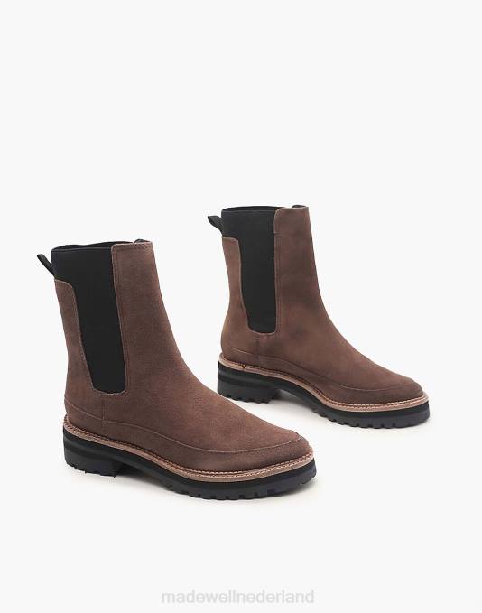 schoenen tabak ZVH61705 Madewell kaanas belgrado gevechtssoklaars vrouwen