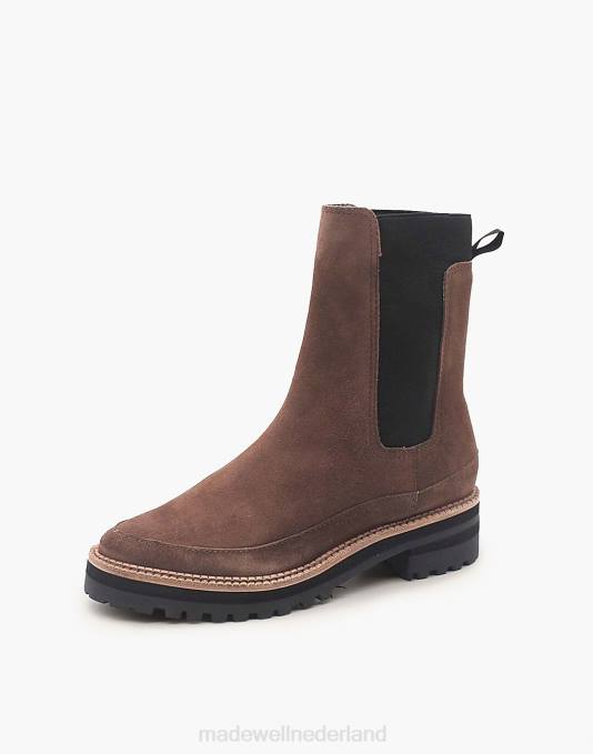 schoenen tabak ZVH61705 Madewell kaanas belgrado gevechtssoklaars vrouwen