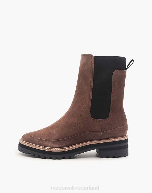 schoenen tabak ZVH61705 Madewell kaanas belgrado gevechtssoklaars vrouwen