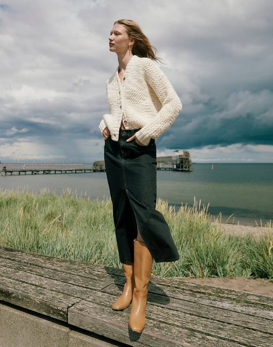 schoenen verre zand ZVH62638 Madewell de hoge laars van monterey vrouwen