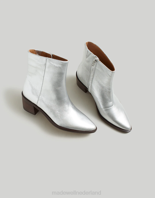 schoenen zilver ZVH62595 Madewell de darcy enkellaars vrouwen