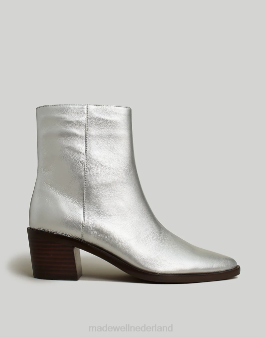 schoenen zilver ZVH62595 Madewell de darcy enkellaars vrouwen
