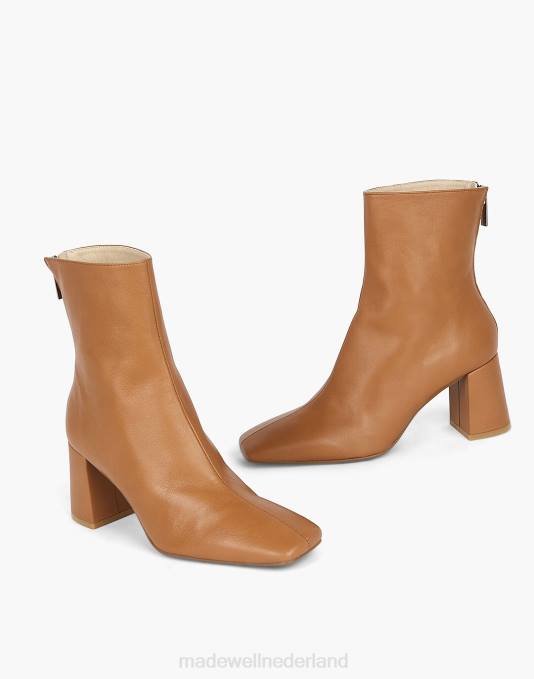 schoenen zwart ZVH61628 Madewell opzettelijk blanco laars met tabatha-hak vrouwen