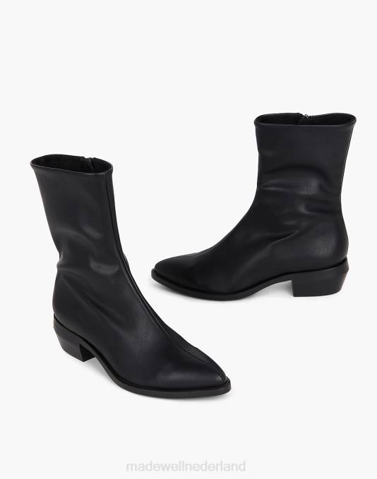 schoenen zwart ZVH61656 Madewell opzettelijk blanco maison hoge laars vrouwen