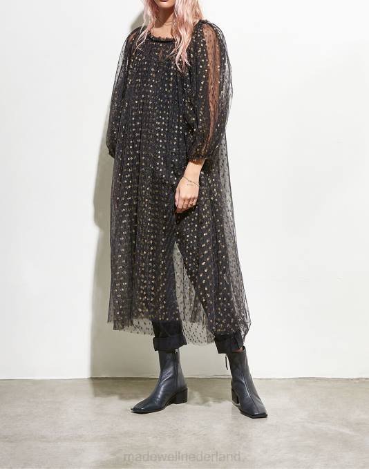 schoenen zwart ZVH61833 Madewell Maguire leren palma enkellaarzen vrouwen