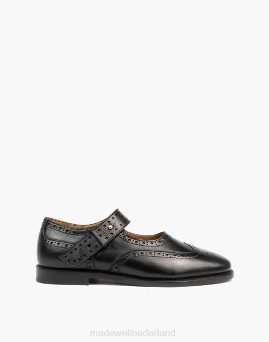schoenen zwart ZVH62194 Madewell saja mary-jane brogues vrouwen