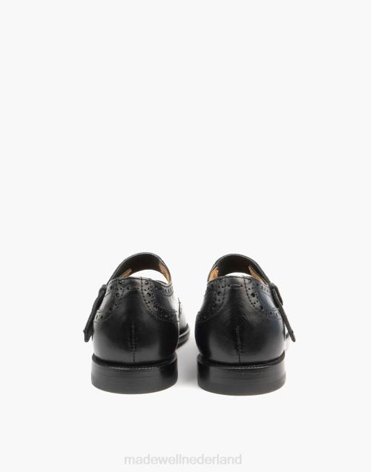 schoenen zwart ZVH62194 Madewell saja mary-jane brogues vrouwen