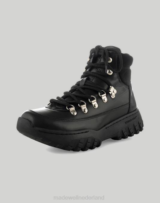 schoenen zwart ZVH62408 Madewell houten iris track leer vrouwen