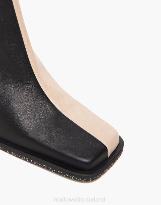 schoenen zwart multi ZVH61208 Madewell Alohas Zuid-tweekleurige laars vrouwen