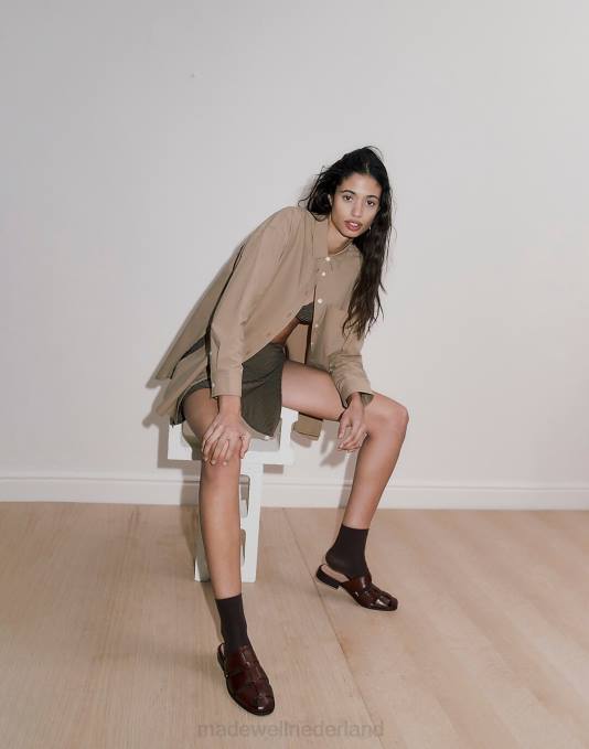 schoenen appel boter ZVH62678 Madewell de Dixson vissersmuilezel vrouwen