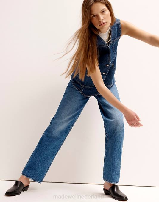 schoenen echt zwart ZVH62677 Madewell de jesse westernmuilezel vrouwen