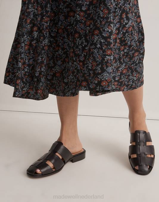 schoenen echt zwart ZVH62679 Madewell de Dixson vissersmuilezel vrouwen