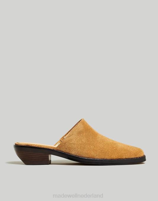 schoenen toffee ZVH62676 Madewell de jesse westernmuilezel vrouwen