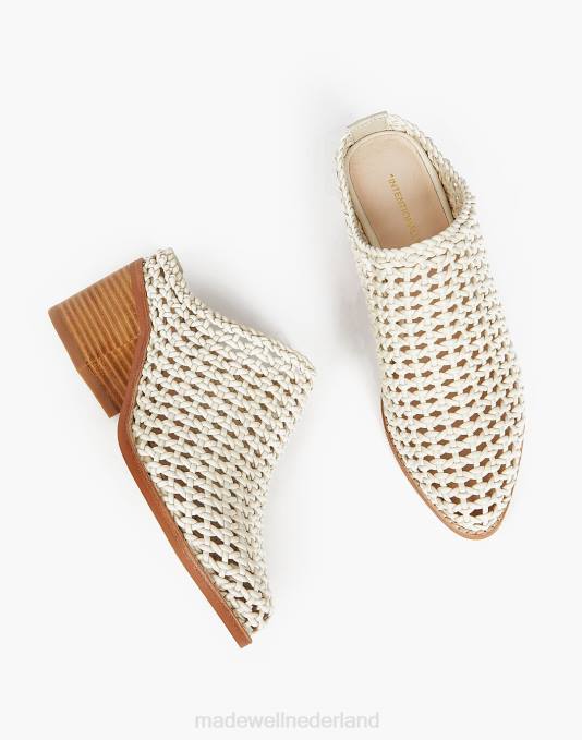 schoenen wit ZVH62685 Madewell opzettelijk blanco caps mand muilezels vrouwen