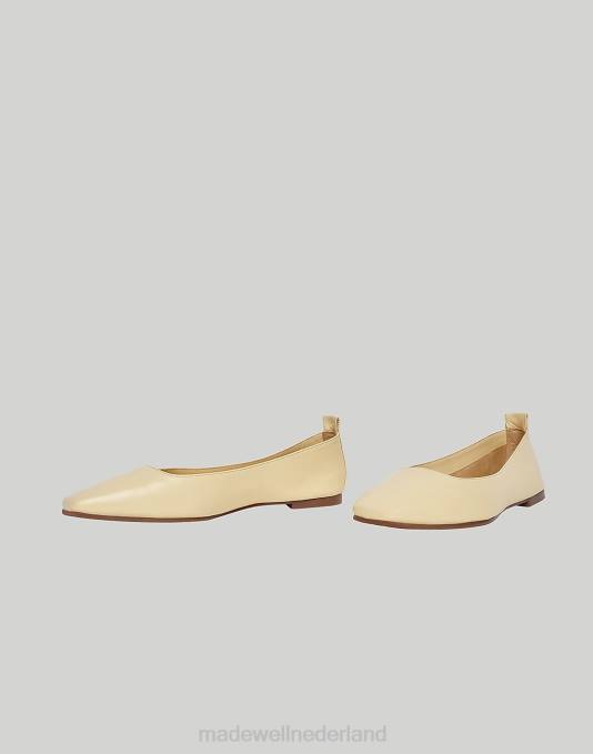 schoenen licht geel ZVH61660 Madewell opzettelijk leeg beeld plat vrouwen
