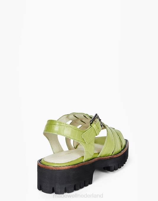 schoenen licht groen ZVH61686 Madewell opzettelijk blanco haddie vrouwen