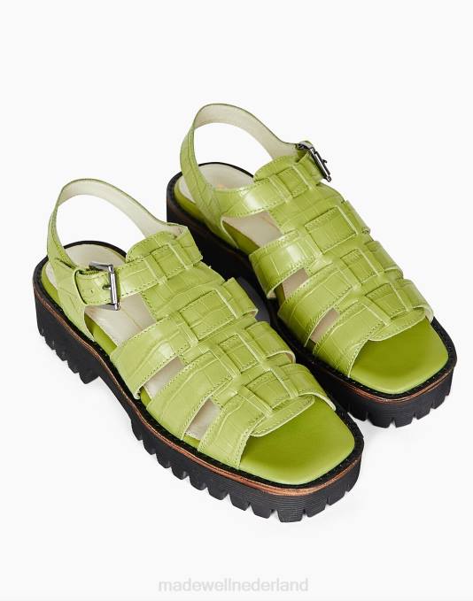 schoenen licht groen ZVH61686 Madewell opzettelijk blanco haddie vrouwen