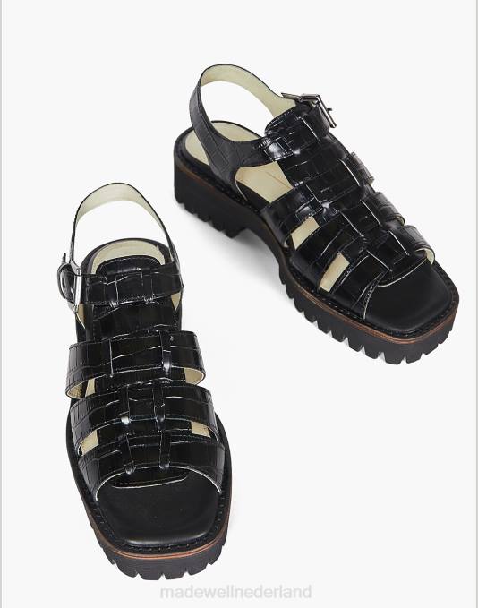 schoenen zwart ZVH61690 Madewell opzettelijk blanco haddie vrouwen