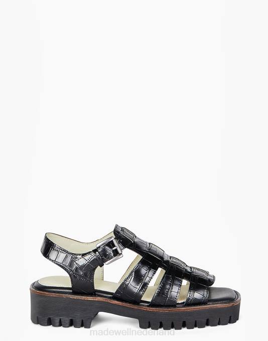 schoenen zwart ZVH61690 Madewell opzettelijk blanco haddie vrouwen