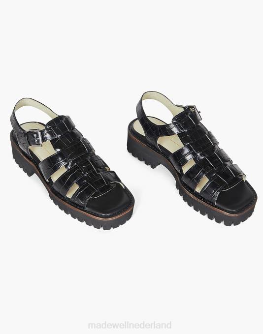 schoenen zwart ZVH61690 Madewell opzettelijk blanco haddie vrouwen