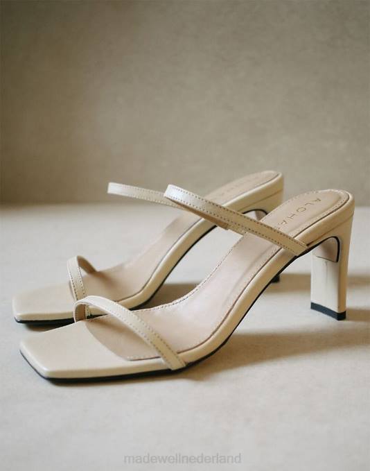 schoenen amandel ZVH62752 Madewell Alohas Cannes muilezels vrouwen