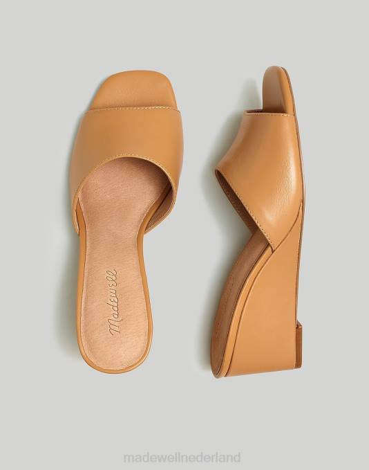 schoenen amberbruin ZVH62587 Madewell de parelwigmuilezel vrouwen