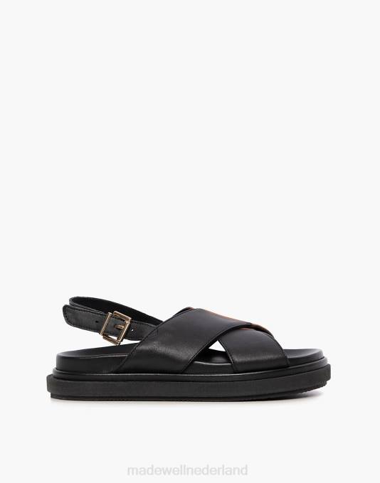 schoenen bruin multi ZVH61209 Madewell Alohas marshmallow tweekleurige sandaal vrouwen