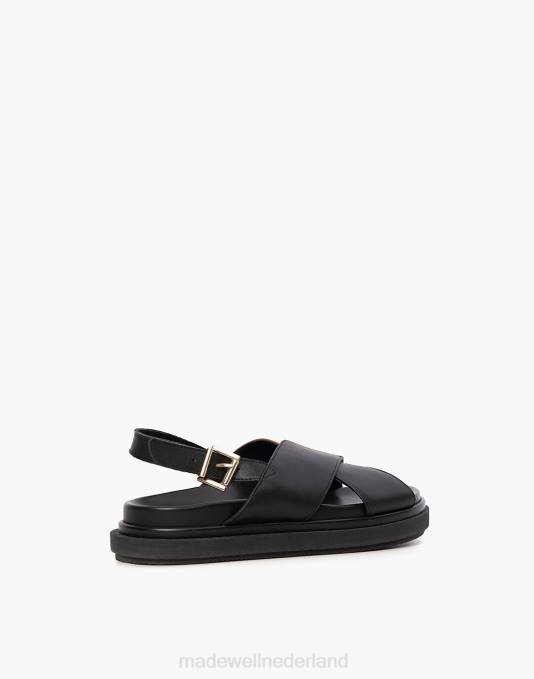 schoenen bruin multi ZVH61209 Madewell Alohas marshmallow tweekleurige sandaal vrouwen