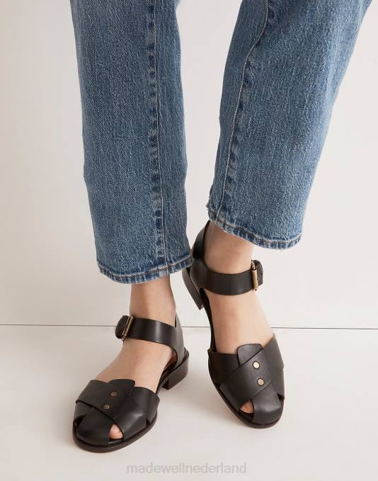 schoenen echt zwart ZVH62706 Madewell de ira-sandaal vrouwen