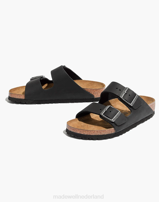 schoenen echt zwart ZVH62758 Madewell Birkenstock Arizona sandalen van birko-flor vrouwen