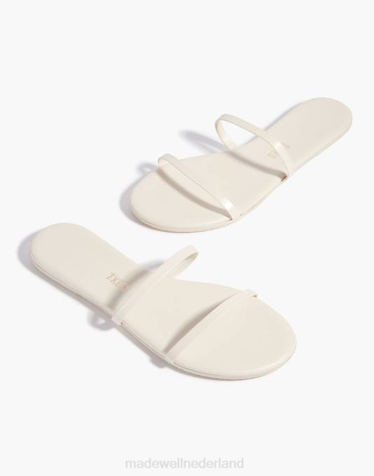 schoenen goud ZVH62723 Madewell Tkees Gemma leren sandalen vrouwen