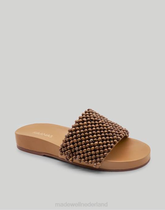 schoenen karamel ZVH61717 Madewell kaanas lapu slide sandaal vrouwen