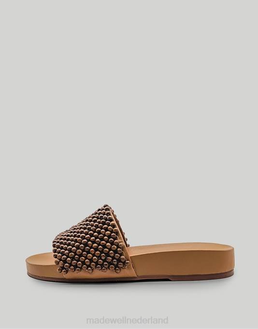 schoenen karamel ZVH61717 Madewell kaanas lapu slide sandaal vrouwen