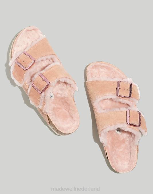 schoenen licht roos ZVH61278 Madewell Birkenstock suède Arizona sandalen vrouwen