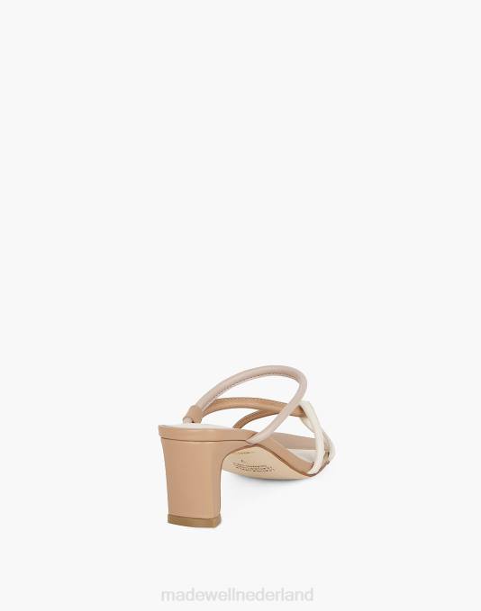 schoenen marine peri multi ZVH61670 Madewell opzettelijk blanco wilgensandalen in kleicombo vrouwen