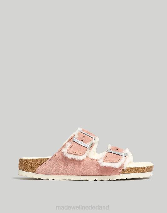 schoenen roze klei suède ZVH61280 Madewell Birkenstock suède Arizona sandalen vrouwen