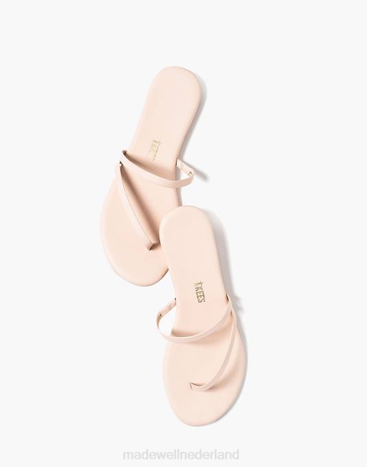 schoenen schelp ZVH62732 Madewell Tkees sarit leren sandalen vrouwen