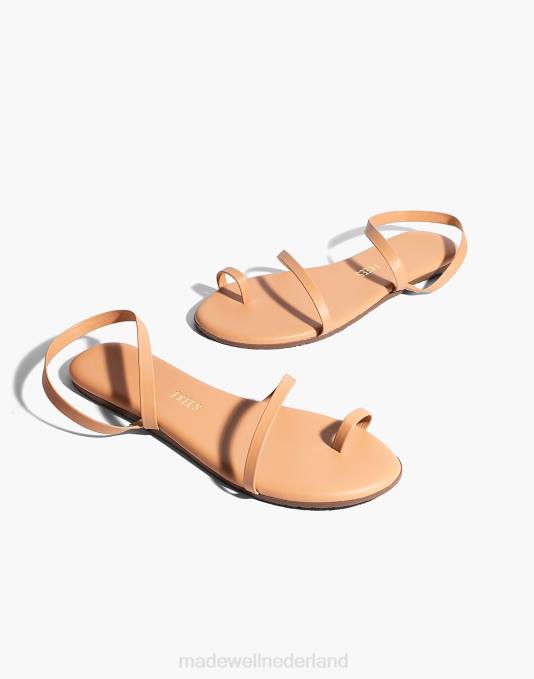 schoenen sepia ZVH61151 Madewell Tkees mia nappa leren sandalen vrouwen