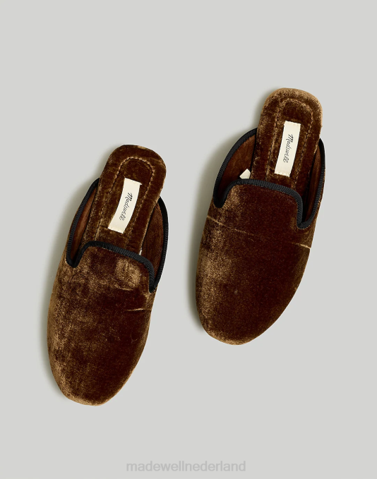 schoenen woestijnolijf multi ZVH62765 Madewell de ezra slipper van fluweel vrouwen