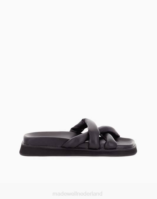 schoenen zwart ZVH61211 Madewell Alohas slip-on kruissandaal vrouwen