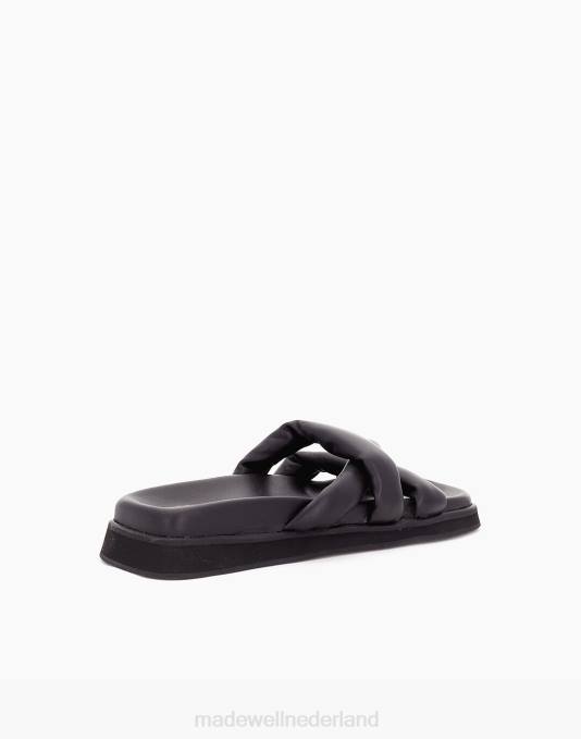 schoenen zwart ZVH61211 Madewell Alohas slip-on kruissandaal vrouwen